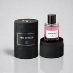 Perfume bottle and packaging of 'Brin de Folie' by RP Paris on a light gray background