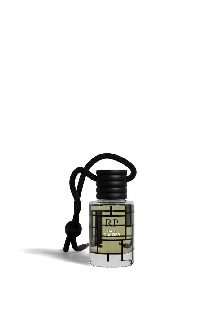 A small clear bottle of RP Bubble Soap with a black cap and black hanging loop, shown on a clean white background.