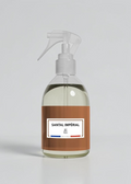 RP PARIS Santal impérial scented fabric spray in a clear bottle with a brown label, made in France.